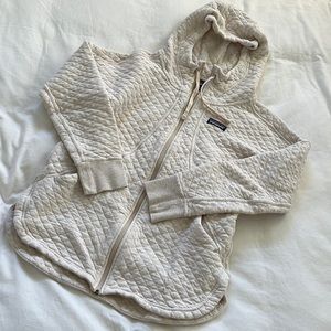 Patagonia quilted hoodie zip up